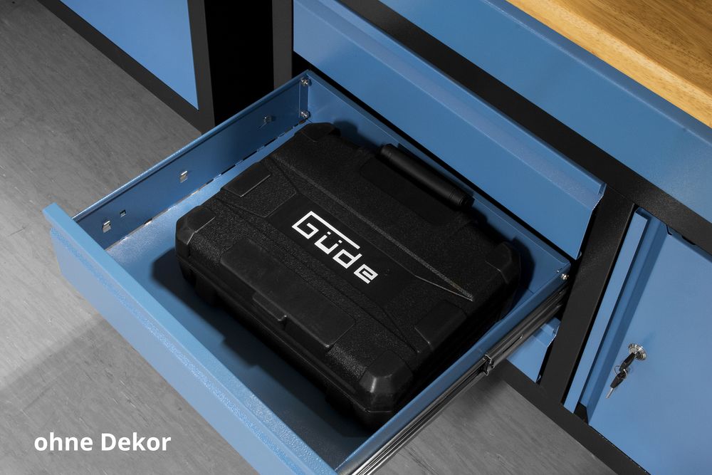 GÜDE GW 2/2 Banco da lavoro con ripiano in legno