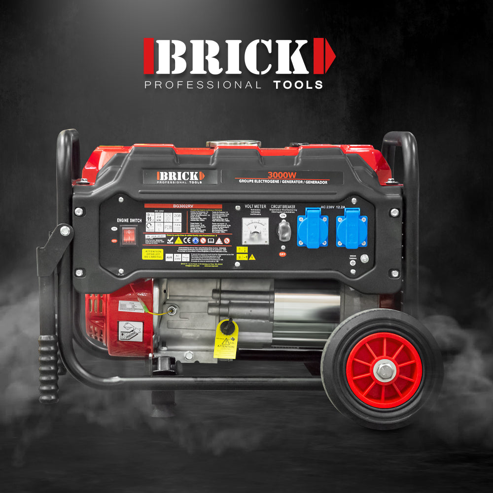 Gruppo elettrogeno 3000W AVR ruote e maniglie