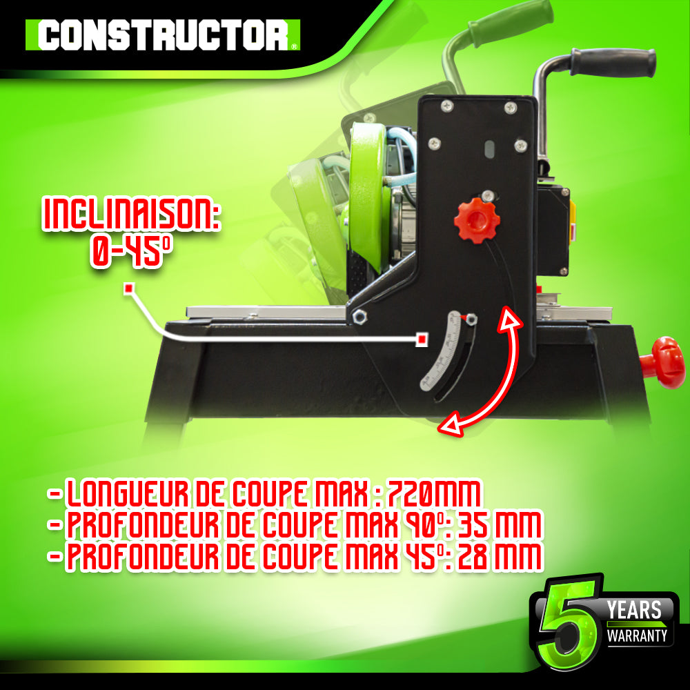 800W electric radial tile cutter