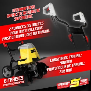 Motozappa larghezza lavoro 40CM 1500W