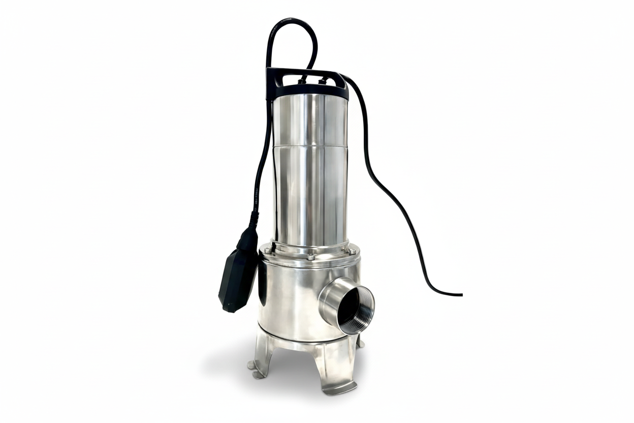 Elettropompe sommergibili vortex per acque sporche in acciaio inox