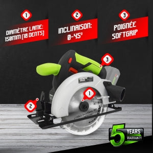 Sierra circular profesional 20V MAX