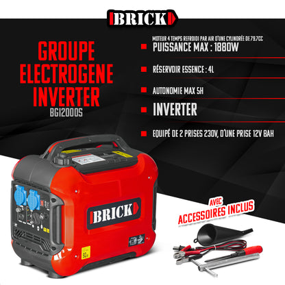 Generatore inverter 4 tempi 79,7CC 2000W