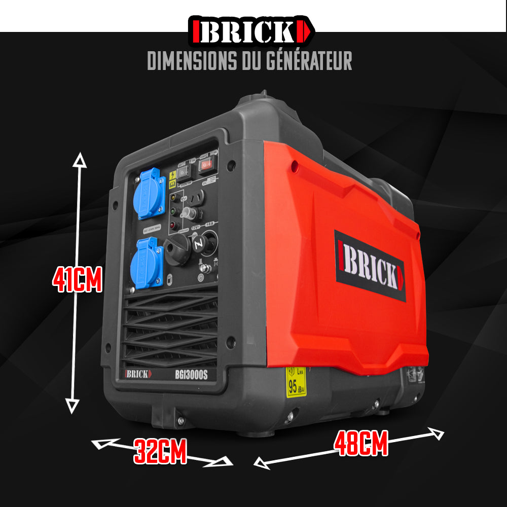 149CC 3000W 4-stroke inverter generator