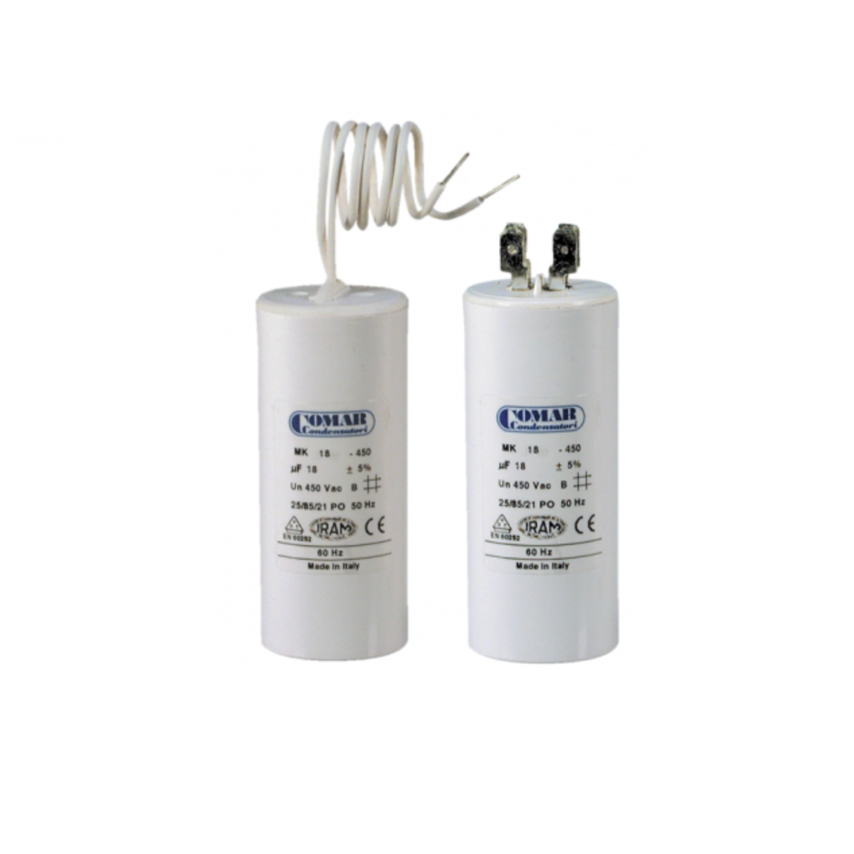 Condensatori elettrici per avviamento 450Vac