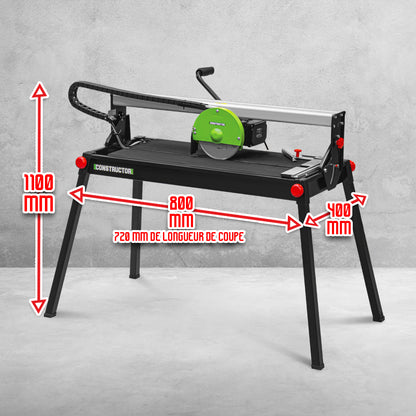 Cortadora de azulejos radial eléctrica 800W
