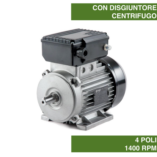 Motori IEC a induzione bassa tensione AC monofase 4 poli con disgiuntore centrifugo