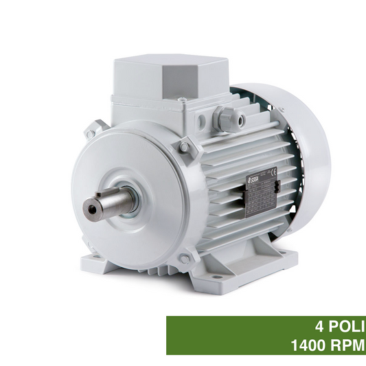 Three-phase 4-pole AC low voltage induction IEC motors