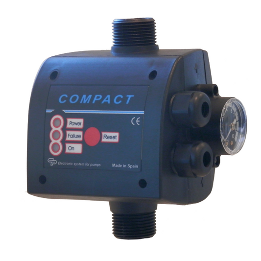 COMPACT PLUS Electronic pressure flow switch 3 hp
