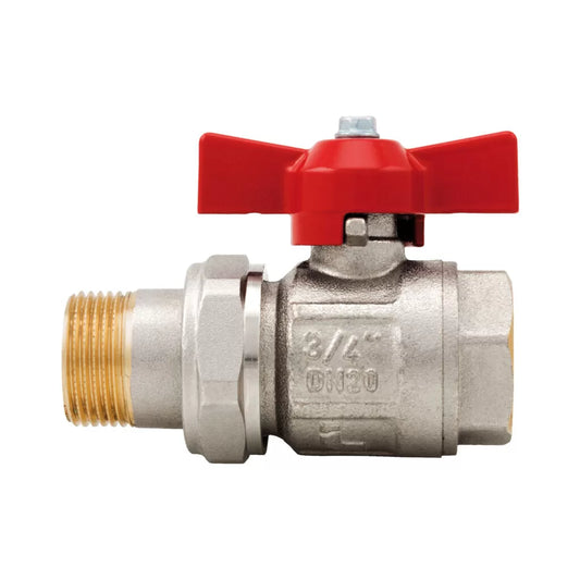 IDEAL full bore T ball valve for male/female manifolds