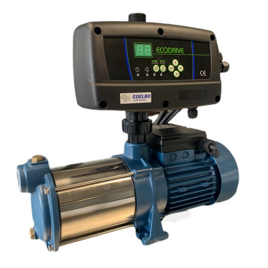 Multistage electric pump with variable speed inverter